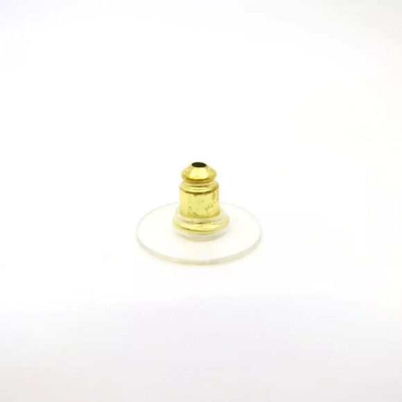 Authentic CHANEL Round Earrings A2I Purple Brass - Picture 9 of 9